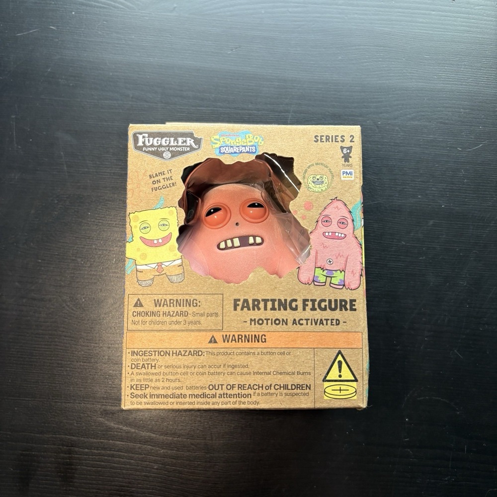Farting Fuggler SpongeBob Series 2 Motion Activated Collectible Figure BRAND NEW